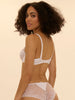 Soutien-gorge avec armatures décolleté plongeant - Blanc