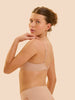 Soutien-gorge avec armatures décolleté plongeant - Peau