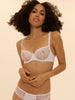 Soutien-gorge corbeille - Blanc