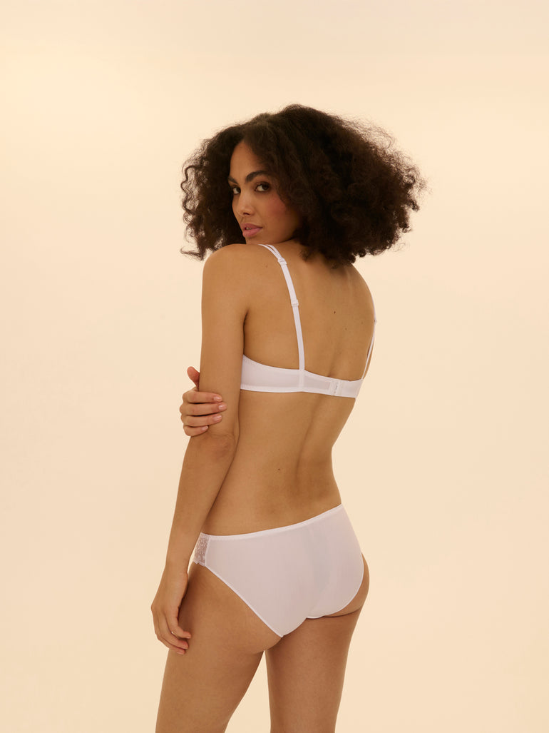 Soutien-gorge corbeille - Blanc