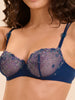 Soutien-gorge corbeille - Bleu Rainbow