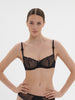 Soutien-gorge corbeille - Noir Gem