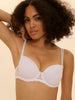 Soutien-gorge décolleté carré en spacer 3D - Blanc