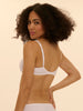 Soutien-gorge décolleté carré en spacer 3D - Blanc