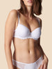 Soutien-gorge décolleté carré en spacer 3D - Blanc