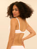 Soutien-gorge décolleté carré en spacer 3D - Blanc