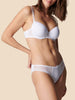 Soutien-gorge décolleté carré en spacer 3D - Blanc