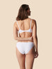 Soutien-gorge décolleté carré en spacer 3D - Blanc