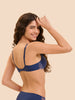 Soutien-gorge décolleté carré en spacer 3D - Bleu Rainbow