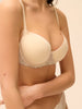 Soutien-gorge décolleté carré en spacer 3D - Beige Topaze