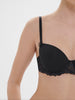 Soutien-gorge décolleté carré en spacer 3D - Noir Gem