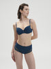 Soutien-gorge décolleté carré en spacer 3D - Bleu Prestige