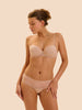 Soutien-gorge décolleté carré en spacer 3D - Peau