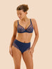 Culotte taille haute - Bleu Rainbow