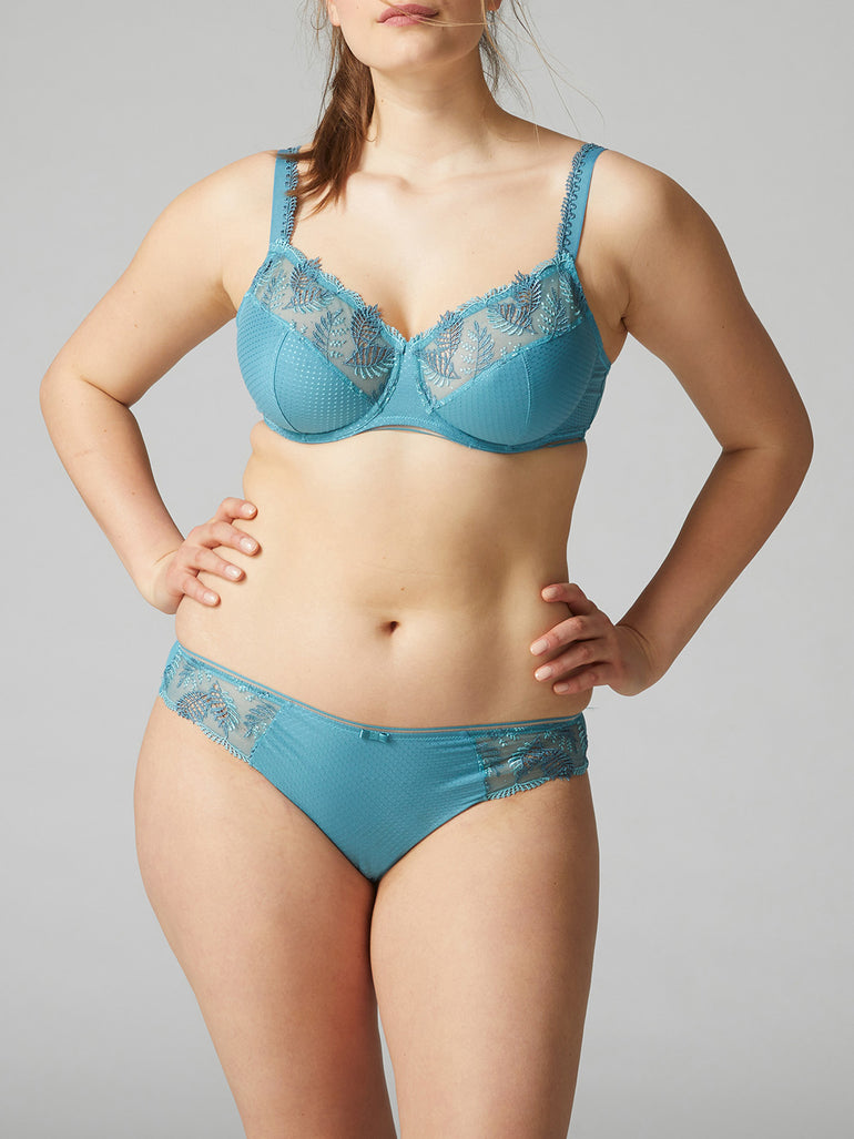 Soutien-gorge emboitant pour poitrine généreuse - Vert de gris