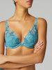 Soutien-gorge push-up triangle - Vert de gris