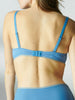 Soutien-gorge triangle avec armatures - Bleu jeans