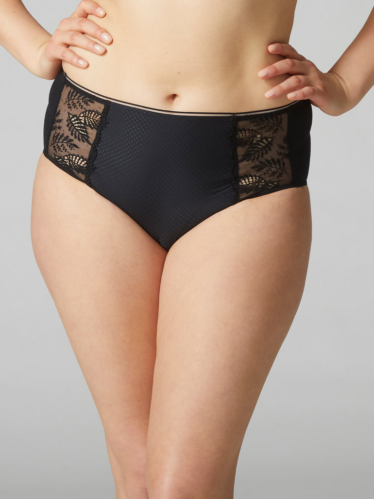 Culotte taille haute - Noir