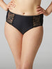 Culotte taille haute - Noir