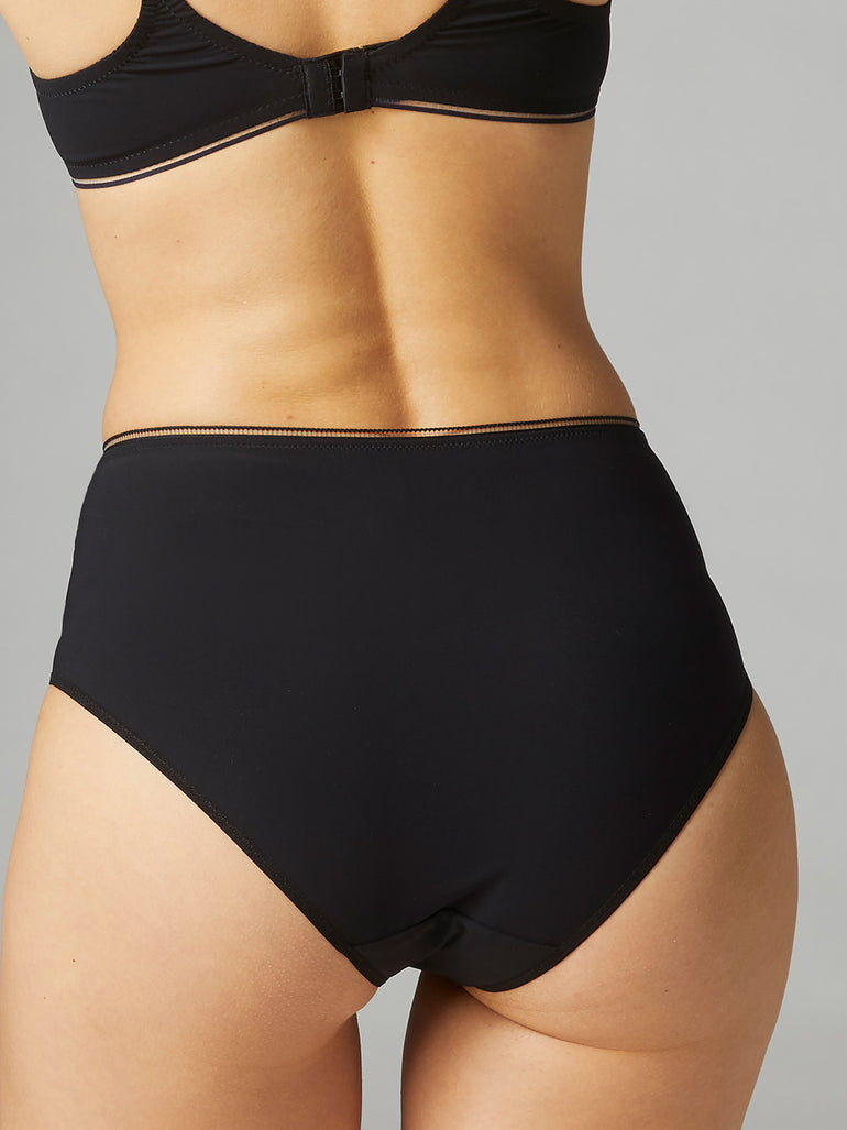Culotte taille haute - Noir