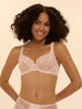 Soutien-gorge avec armatures decollete carre - Rose sakura
