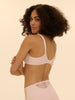Soutien-gorge avec armatures decollete carre - Rose sakura