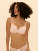 Soutien-gorge spacer décolleté plongeant - Rose sakura