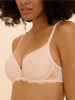 Soutien-gorge spacer décolleté plongeant - Rose sakura