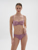 Soutien-gorge corbeille - Mauve Glamour