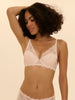 Soutien-gorge push-up décolleté plongeant - Rose sakura