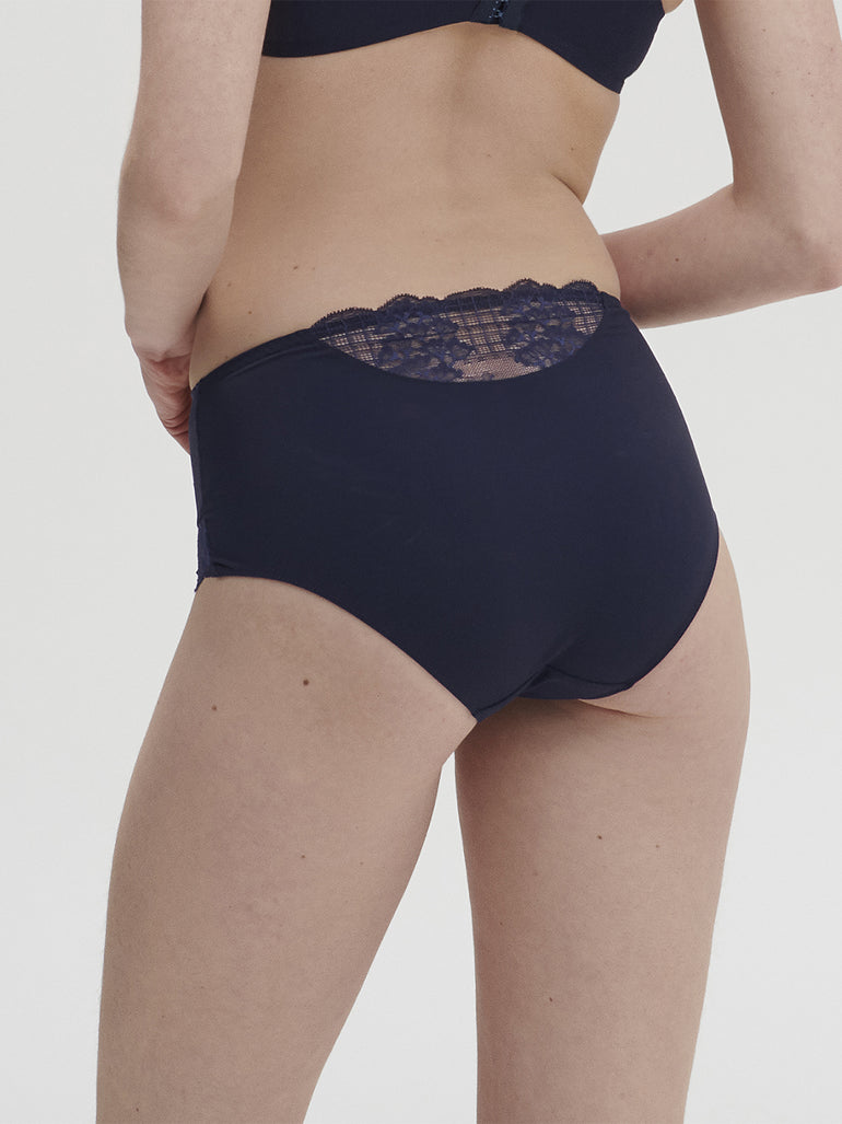 Culotte taille haute - Bleu Cosmic