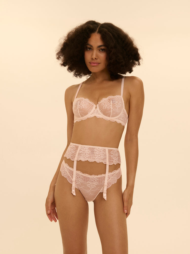 Porte-jarretelles - Rose sakura