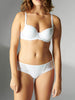 Soutien-gorge décolleté carré en spacer 3D - Blanc