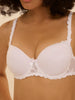 Soutien-gorge décolleté carré en spacer 3D - Blanc