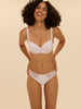 Soutien-gorge décolleté carré en spacer 3D - Blanc