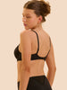 Soutien-gorge décolleté carré en spacer 3D - Noir