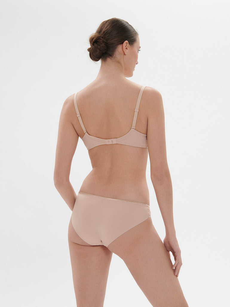 Soutien-gorge décolleté carré en spacer 3D - Peau Rosée