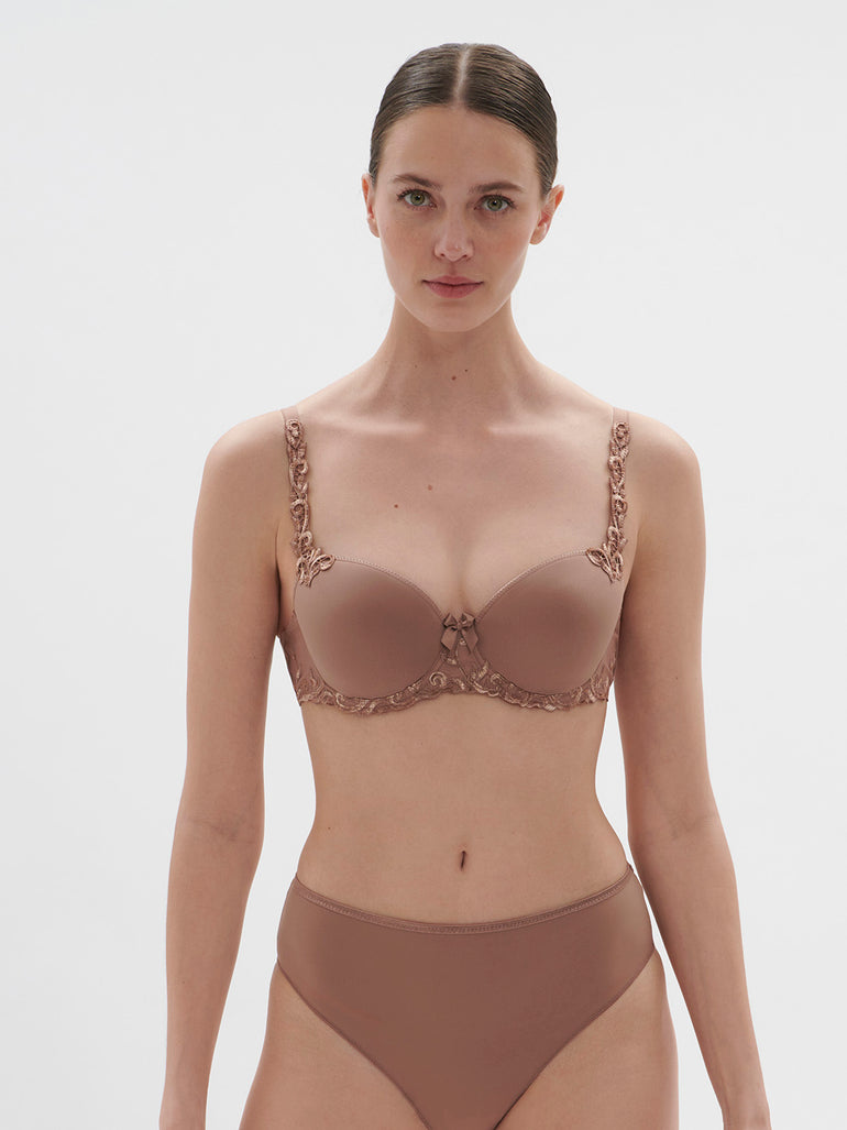 Soutien-gorge corbeille en spacer 3D - Amaretto