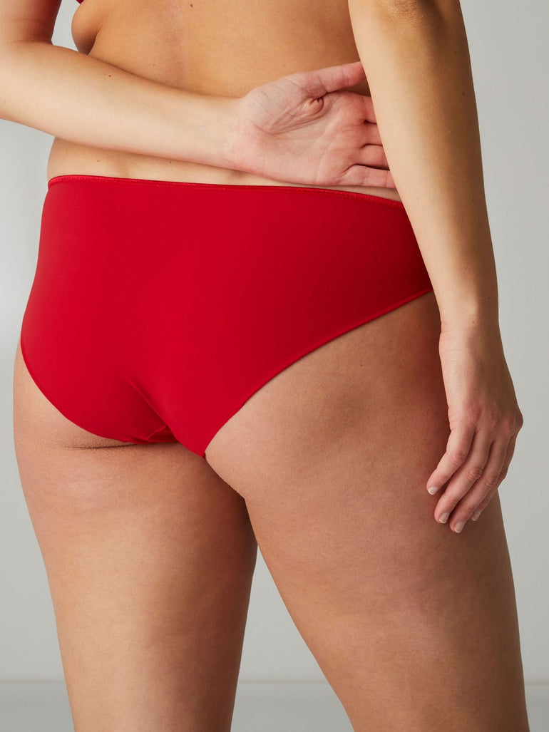 Culotte en coton - Rubis/rose