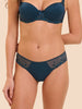 Slip coton - Bleu pétrole
