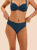 Culotte taille haute - Bleu pétrole