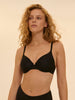 Soutien-gorge emboitant multi-positions sans couture - Noir