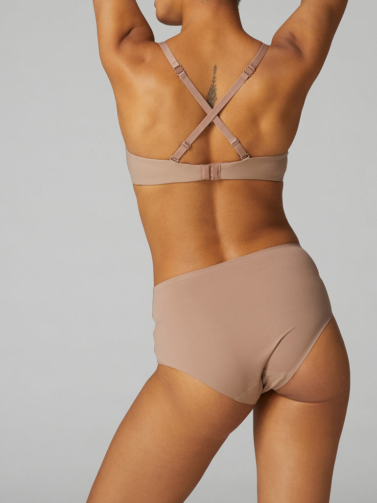 Soutien-gorge emboitant multi-positions sans couture - Amaretto