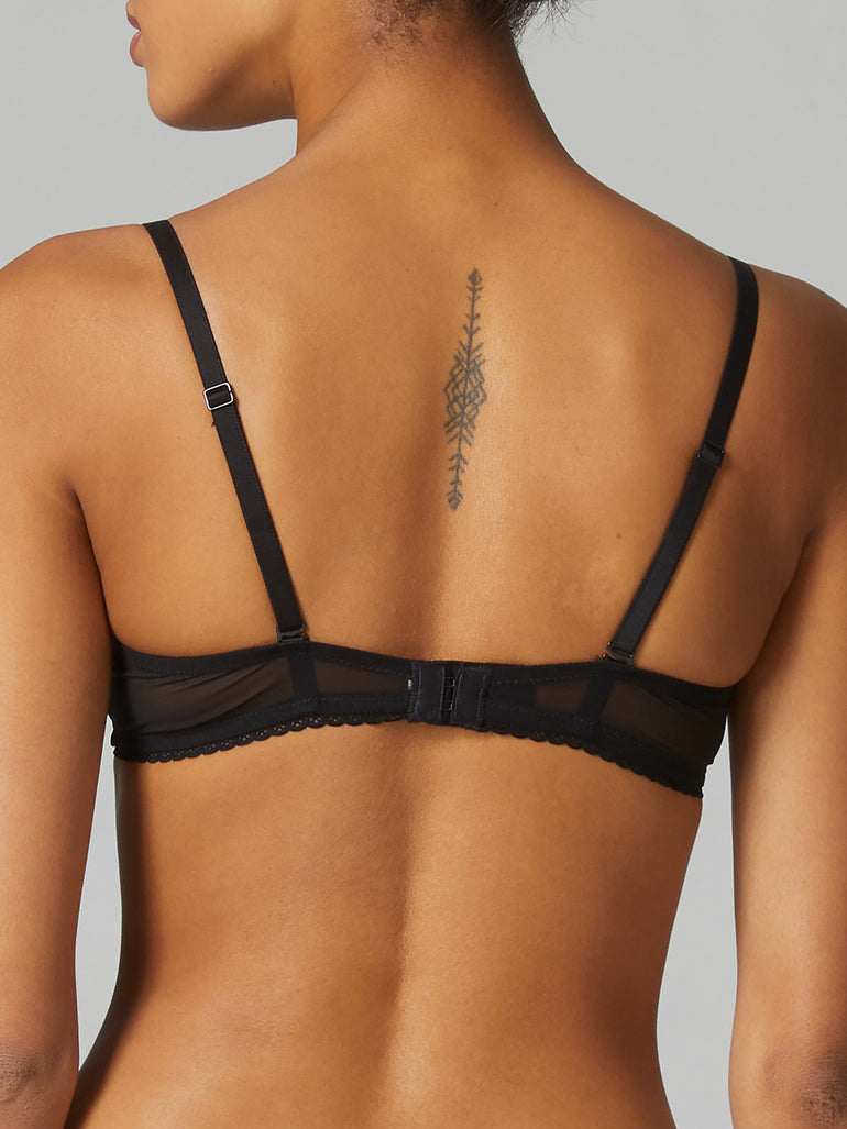 Soutien-gorge corbeille - Noir