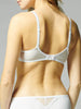 Soutien-gorge triangle emboitant décolleté plongeant - Blanc