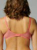 Soutien-gorge triangle emboitant décolleté plongeant - Papaye