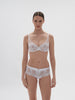 Soutien-gorge avec armatures décolleté plongeant - Blanc