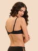 Soutien-gorge avec armature décolleté plongeant - Noir Tatoo