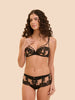 Soutien-gorge avec armature décolleté plongeant - Noir Tatoo
