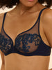 Soutien-gorge avec armature décolleté plongeant - Saphir
